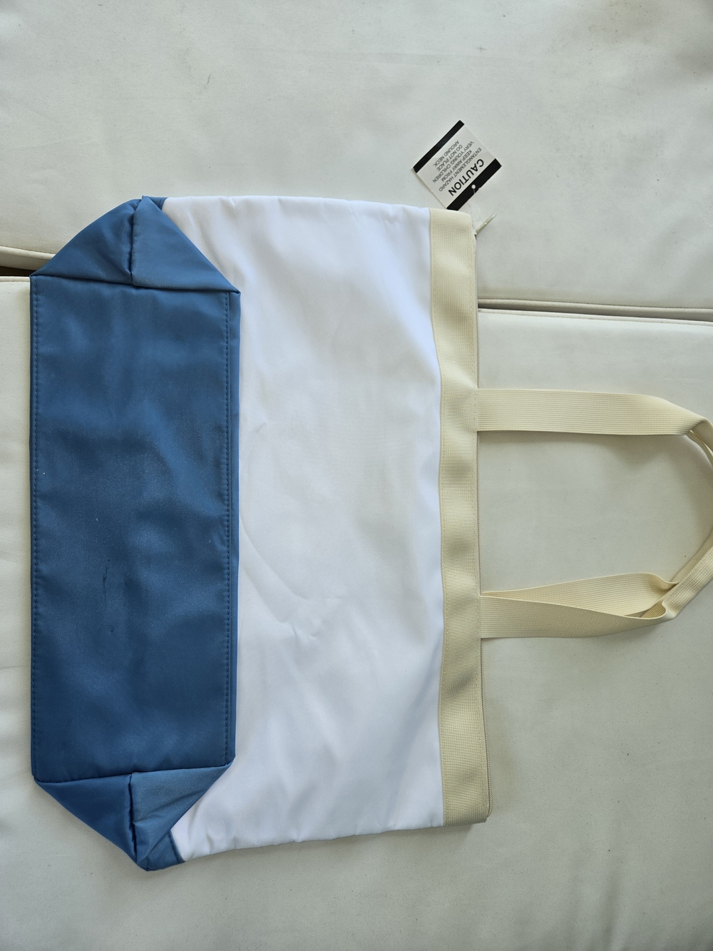 Disney Castaway Club Cruise Tote - Cream & Blue - Picture 2 of 5